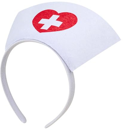 Wilgure Krankenschwester Cosplay Stirnbänder Bühnenauftritte Haarreifen Thematische Party Kopfbedeckung Für Rollenspiele Und Bühnenauftritte Lustiges Krankenschwester Stirnband