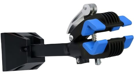 GUOFANG Wall-Mounted Bicycle Repair Stand, Foldable Bike Clamp, Heavy Duty Bike Wall Rack for Home Maintenance and Storage (Blue)