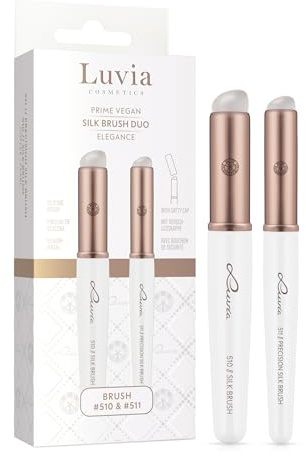 Silk Brush Duo - Parent (White/Coffee)