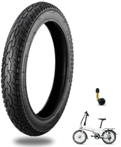 14x2.50 Tubeless Reifen für 14 Zoll Felge 14/2.50 Rutschfest Abriebfest 6PR Gebogenes Ventil 14 2.50 für Elektrofalt-Rad E-Bike Elektroroller