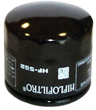 HifloFiltro HF552 Ölfilter, Anzahl 1, Black | Glanzoberfläche, filtert Partikel kompatibel mit Moto Guzzi Le Mans 850 1975-1983, Moto Guzzi California 1000 II 1982-1993