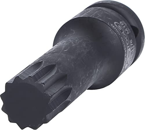 KS Tools 515.1176 1/2 Kraft-Bit-Stecknuss XZN,lang,M18