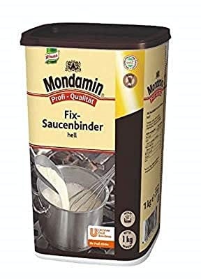 Mondamin Fix-Soßenbinder hell (klumpenfrei, geschmacksneutral) 1er Pack (1 x 1 kg)