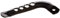 Replika Auspuffstrebe kurz, Enduro, Stahl schwarz - für Simson S51, S70, S53, S83 Enduro
