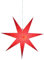 Best Season Papierstern Dot 70 circa 70 x 70 cm, inklusive Kabel , rot 231-24
