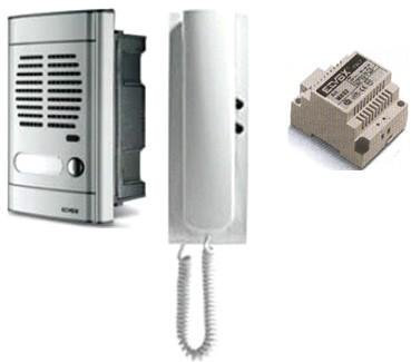 Elvox – Kit con la porta di interfono 8870, 2 cavi polarizzatore 1 casa della famiglia 884 g/s