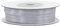 50m Rolle Satinband 3mm // Schleifenband Deko Band Dekoband Geschenkband Dekoration Hochzeit Taufe (hell silber/grau 012H)