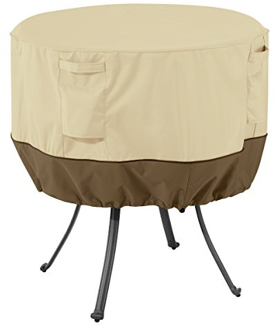 Classic Accessories Veranda Water-Resistant 36 Inch Round Patio Table Cover, Outdoor Table Cover