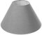 Ostaria 90616 Abat-Jour, Coton, Gris Clair, Base 40 cm