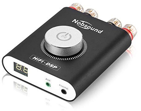 Nobsound NS-20G Mini Digital Power Amplifier Bluetooth Hifi Stereo Amp 100W+100W with power supply (Black)