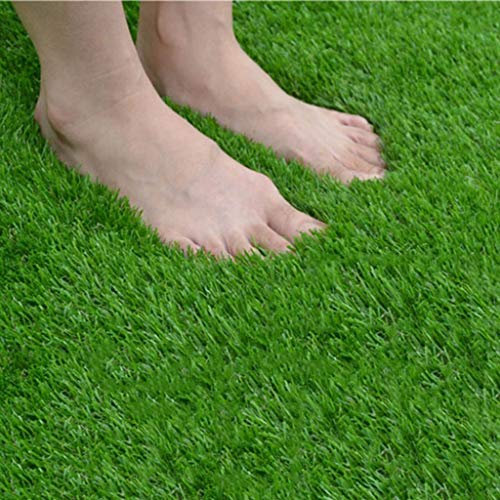Realistische künstliche Gras-Rasen, 2cm Florhöhe Synthetic Drainagelöcher Indoor Outdoor Faux-Wolldecke-Teppich for Pet Hinterhof (Size : 79x157in)
