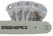 30cm Sägenspezi Schwert-Set Drive mit 4 Vollmeißelketten 3/8 45TG 1,3mm passend für Husqvarna 120i