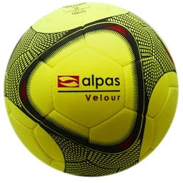alpas Indoor Velour Hallenball/Hallenfußball/Indoorfußball in Gr. 4 oder 5, Größe: Größe 5