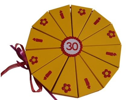 Tolle Torte Geldgeschenk Geburtstag, Geburtstagsgeschenk, Geldgeschenkverpackung aus Papier zum 30.Geburtstag, Geld verschenken, Geschenkverpackung A3