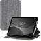 kwmobile Hülle kompatibel mit Apple iPad Mini 6 (2021) / iPad Mini 7 (2024) - Slim Tablet Cover Case Schutzhülle mit Ständer Grau