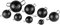 LMAB Tungsten Chebu Sinker - Cheburashka Rig Gewichte Set, bleifrei, beschichtet, zum Finesse Angeln, Barschangeln & Zanderangeln, Farbe Matt Black, Größe 7,0 g