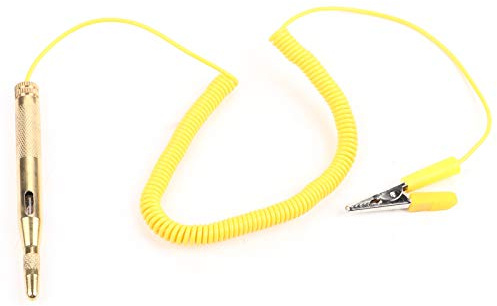 PKW KFZ Schaltungsprüfer DC 6V 12V 24V Glühbirne Spannungsprüfer Bleistift Gelb für 14V Glühbirne für Auto Tester Lampadina Tester Tester 12V Lampadina Stromprüfer 12V 12V Tester Lic
