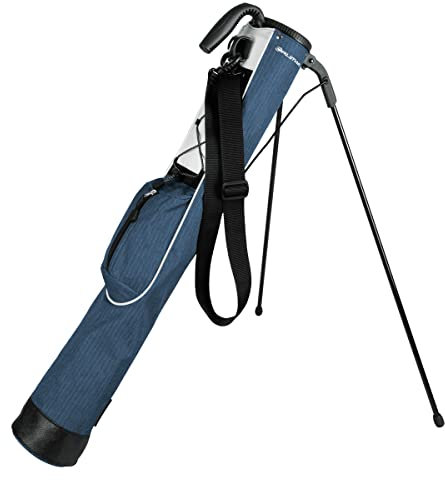 Orlimar Pitch 'n Putt Golf-Tragetasche, leicht, kariert, Polystahl, Blau