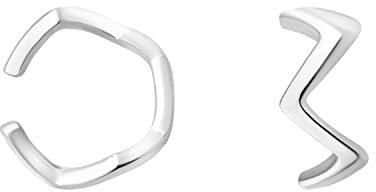 SOFIA MILANI - Damen Ohrringe 925 Silber - Gezackter Ear Cuff - E1532