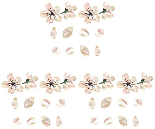 6 Stk Floraler Gitarrenaufkleber Aufkleber Für Erwachsene Aufkleber Für Gitarrentafeln Gitarrensound Bass-panel-aufkleber Ukulele-aufkleber Gitarren-aufkleber Cool Schmücken