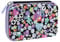 COMIX BRIGHT GIRL - Astuccio Scuola Maxi Corredo Organizzato con Divisori Interni, Tasca Zip e Passanti Elastici - Astuccio Portapenne e Porta Cancelleria Inclusa, con Chiusura Zip