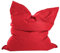 mokebo Sitzsack Outdoor XXL für Kinder & Erwachsene 'Der Große', Bean Bag, Sitzkissen, Liegekissen oder Riesen-Sitzsack mit Füllung, Bodenkissen groß für Balkon & Terasse, 130x170cm, Rot
