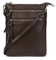 befen Small Leather Crossbody Purses for Women, Multi Pocket Cross Body Bag Zipper Purse and Handbags, Functional Slim Shoulder Bag with Adjustable Long Strap (Deep Coffee)