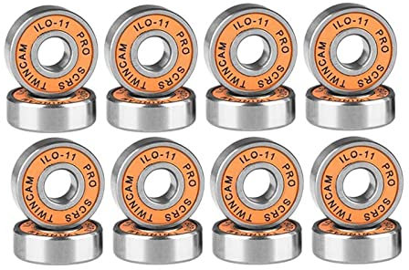 SENHE ILQ-11 Skate-Roller, geräuschlos, ölgeschmiert, glattes Kugellager, Longboard, Speed-Inline-Skate-Radlager, 16 Stück