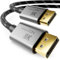 deleyCON 3,0m 8K DisplayPort Kabel 1.4 (8K@60Hz 4K@165Hz 2K@360Hz) HBR3 32.4Gbps UHD WQHD HDR DSC 1.2 HDCP 2.2 G-Sync & FreeSync DP 1.4 Kabel für Gaming-Monitor Grafikkarte