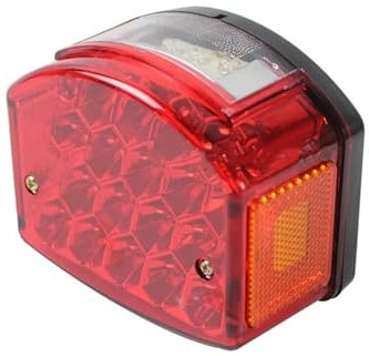 Hinten Rücklicht 12V Rote L- Motorrad Hinten Kennzeichen Licht Schwanz Bremse Bremsleuchte Reflektor Indikatoren Lampen Für Karpaten 50cc Minsk 125cc