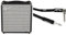 Fender Rumble 40, Bass Amp, 40W, Suitable For Electric Bass Guitar, Black/Silver & Professional Series Instrument Guitar Cable, 10 ft, Straight/Angle, Black, 3m