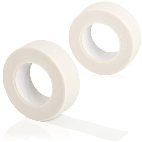 com-four® 2X Flower Tape Wide - Kreppband für Blumen - Floristen Wickelband - Bastelband - Floristik-Band für Blumenarrangements und Blumensträuße - Bastelzubehör (2X Wide Weiß - 26mm)