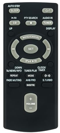 VINABTY RM-SUXGP5R Mando a Distancia de Repuesto Aptos para JVC AV Home Theater System Remote Control RMSUXGP5R UX-G300 CA-UXG300 SP-UXG300 UX-GP5 RM-SUXG300R