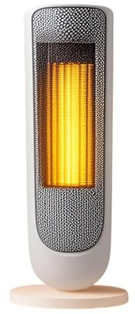 LEVSON 2000W Far Infrared Electric Fan Heater, Portable PTC Ceramic Heater with Fan for Home & Office, Energy Efficient Space Heater with Remote Control & Safety Tip-Over Protection