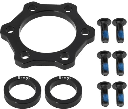 OTOTEC 1 Set DAdattatori Per Mozzo Bici Freno A Disco 100-110x15mm 5mm Spessore Base Conversione Disco Del Freno Per Bicicletta Compatibile Con Boost Per Bicicletta Conversione (anteriore)