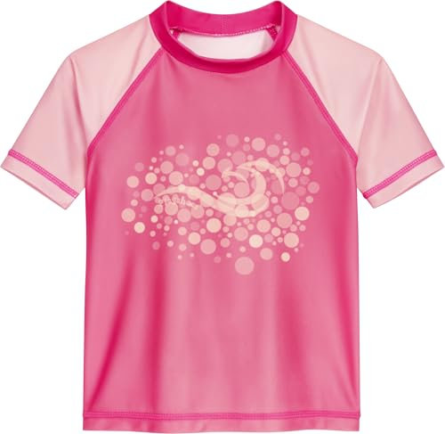 Playshoes Badeshirt Maglietta Rash Guard, Maniche Corte a Pois, 98/104 cm Bambine e Ragazze