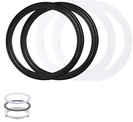 4 Pcs Bath Plug Seal,Up Basin Sink Waste Bathroom O-Ring Push Rubber Bathtubs Clack Click Compatible Drain Gasket Kit Ring Sets Washers Universal,for Kitchen Washer Sinks Replacement Spares 110mm