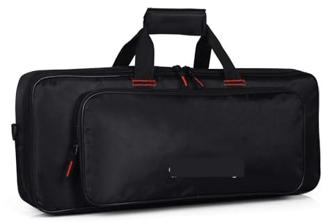 Piano Keyboard Bag 37 Key Keyboard Carry Bag Oxford Waterproof Board Case 60x27.5x10cm 23.6''X10.8x3.9