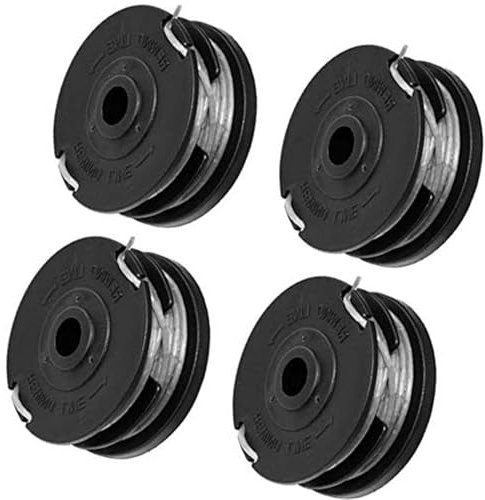 XEBRAD 4 Pack Strimmer Trimmer Cutting Spool Line Replacement, for Bosch, ART 24 27 30 30-36 LI, Brushcutter Wire 20ft, Strimmer Spool, for Bosch, No.F016800351 Garden Lawn Mower Spool