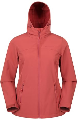 Mountain Warehouse Exodus Womens Softshell Jacket Burnt Orange 10