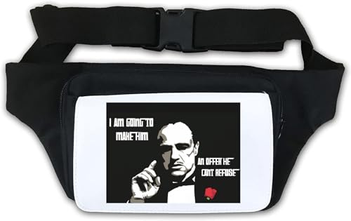 Old Mafia Man Hüfttasche Bauchtasche weiß