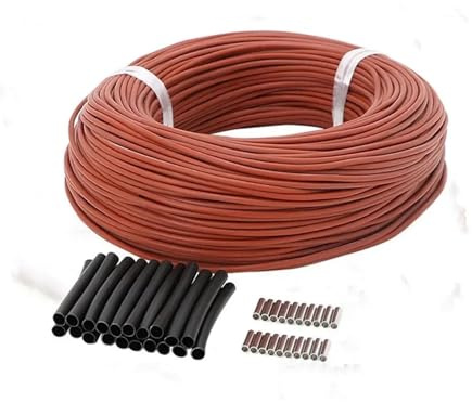 Cavo, Cavo riscaldante in fibra di carbonio a infrarossi 12K 33ohm 3mm for sistema di riscaldamento a pavimento 20-100 metri(100 meters)