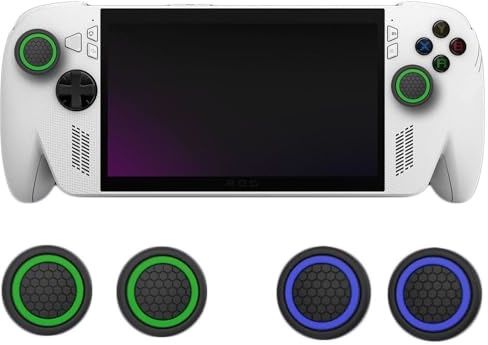 4 tappi per pollice per Xbox ROG Ally X/Ally, levette in silicone per joystick keycap cover controller stick protezione pulsante per ROG X box Ally X accessori per console di gioco