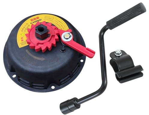 Manual Hand Crank Engine Starter 168 / 170F Models Eliminates Pull Cord, Case for Generator and Water Pumps Starter