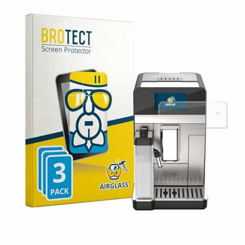 BROTECT 3 Stück Schutzglas für DeLonghi Eletta Ultra 2026 Schutzfolie Panzer Folie Glas[Extrem Kratzfest 9H, Anti-Fingerprint, Ultra-Transparent]