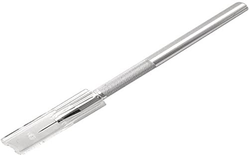 Rayher 8932600 Schneide- und Perforierstift für Wachs, 13 cm lang, Alu