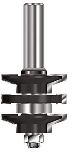 ENT 17590 Profil- und Konterprofilgarnitur Typ ''A'' HW, Schaft (S) 8 mm, Durchmesser (D) 41 mm, NL 23,8 mm, E 20 mm, T 9,5 mm, SL 38 mm, mit Kugellager