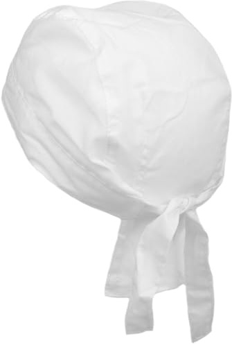 styleBREAKER Bandana Kopftuch für Damen und Herren verstellbar Zandana Bikertuch Polyester-Baumwollmix, Farbe:Weiß