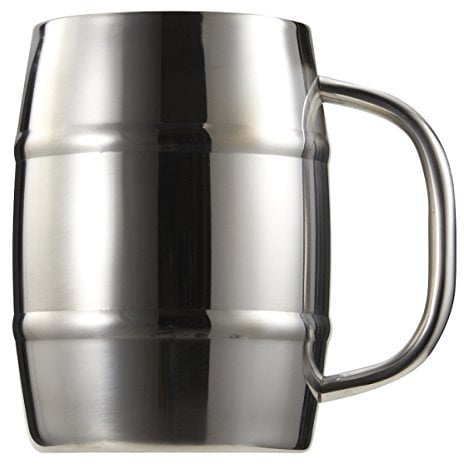 Captain Stagg Beer Jug Glass Barrel type Unts jug Double stainless steel firstL UH-2001