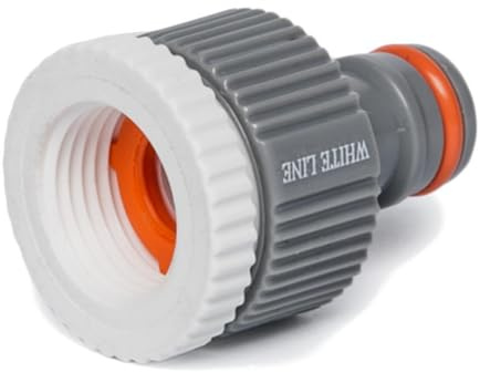 Hahnanschluss 1 m. Reduzierung 3/4 WHITE LINE Adapter Verbindung Verbinder